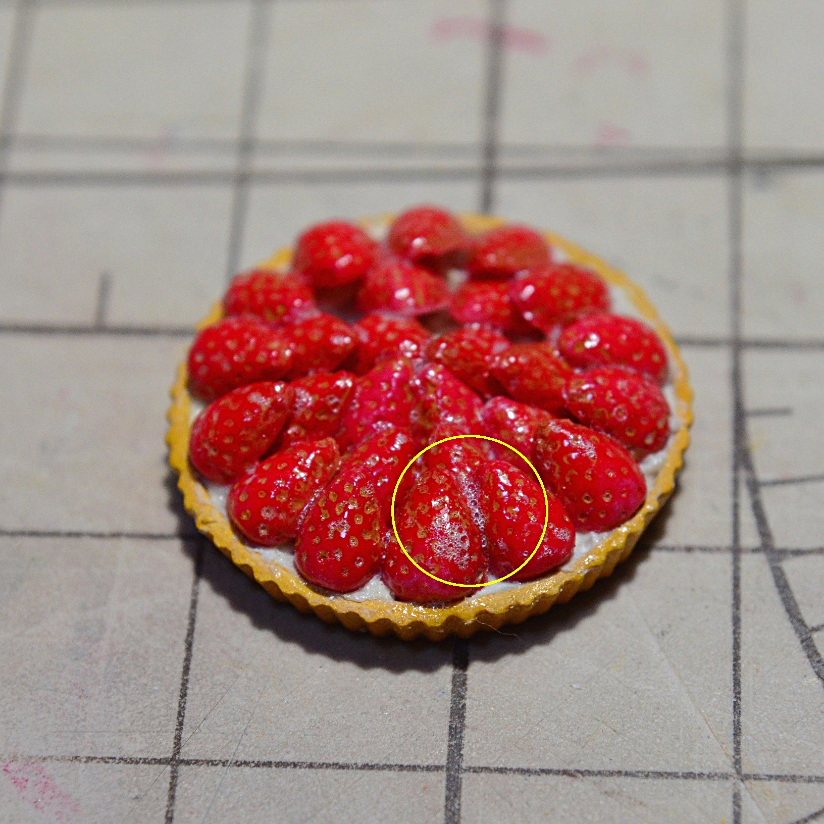 ミニチュア　フルーツタルト　4ピース ミニチュア フルーツタルト 4ピース