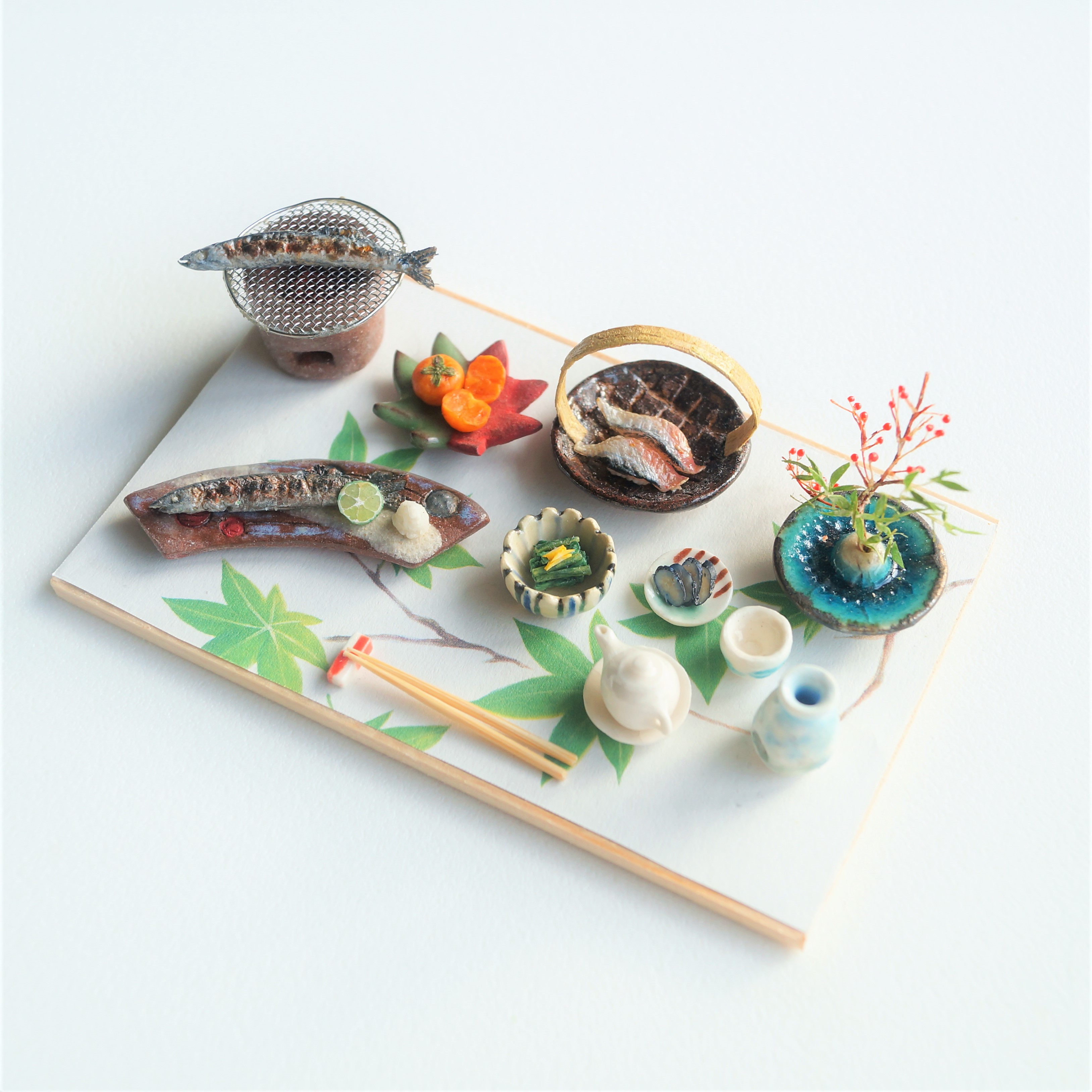 秋刀魚セット | ミニチュアフードコレクション