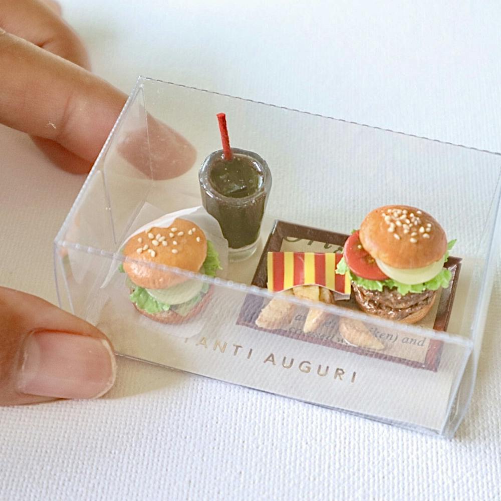 よくばりハンバーガーセット ミニチュアフードコレクション よくばりハンバーガーセット ミニチュアフードコレクション
