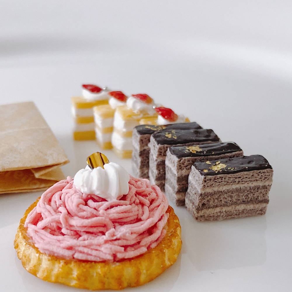 ケーキセット B ミニチュアフードコレクション ケーキセット B ミニチュアフードコレクション