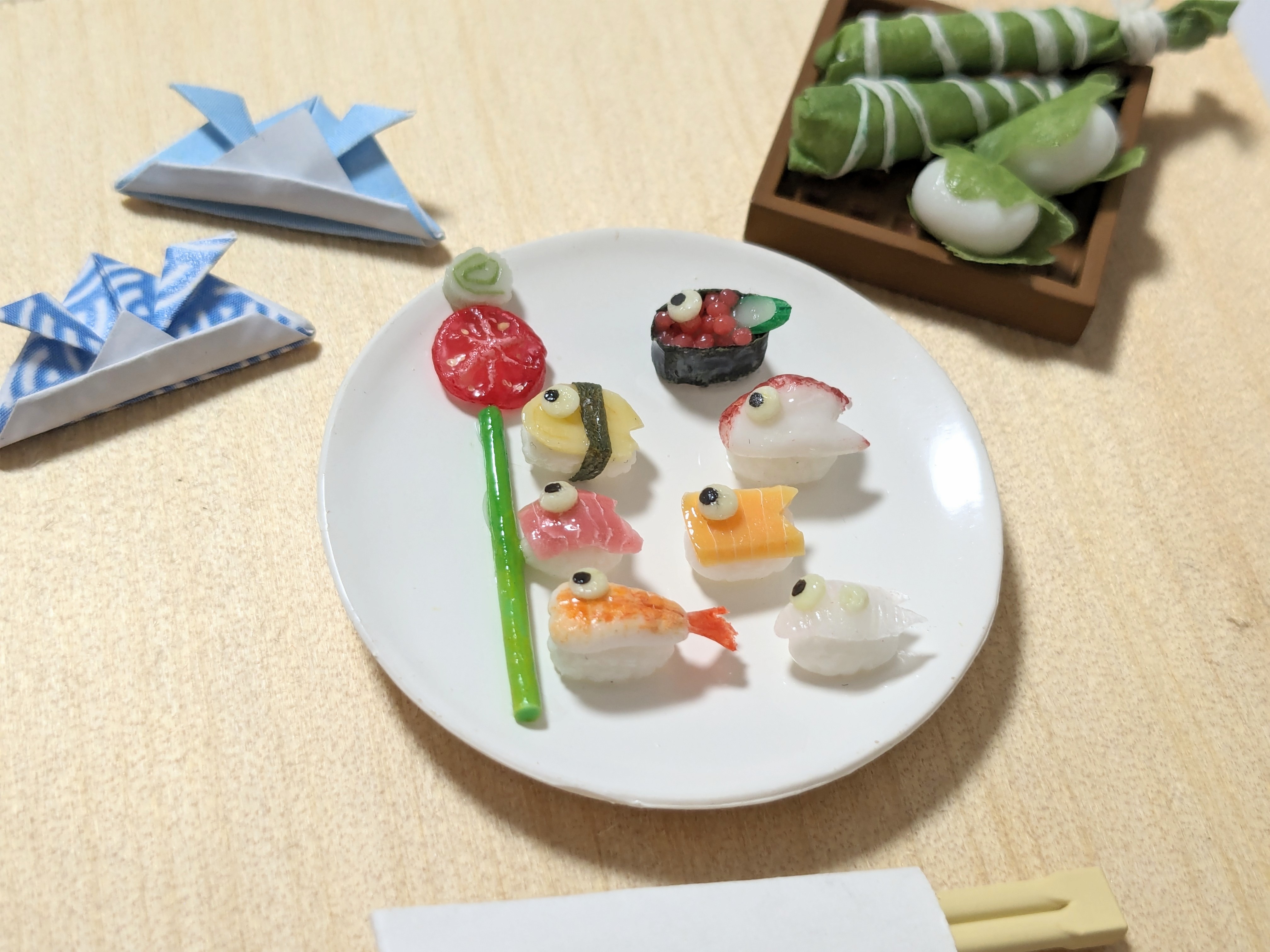 お寿司のこいのぼり🎏🍣 | ミニチュアフードコレクション