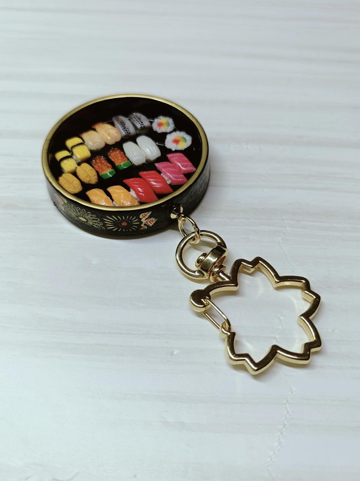 寿司桶キーホルダー | ミニチュアフードコレクション